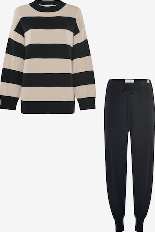 Tenue d'intérieur 'Felia & Bella' YOU LOOK PERFECT en noir : devant