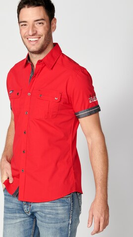 KOROSHI Regular Fit Skjorte i rød