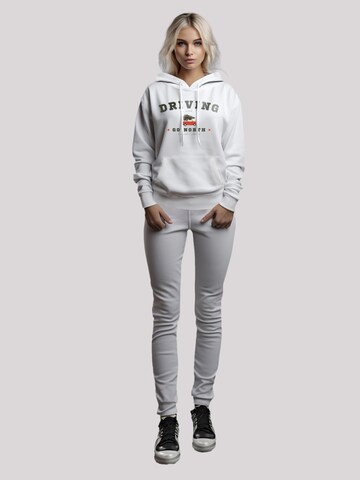 Sweat-shirt 'Driving Home Weihnachten' F4NT4STIC en blanc