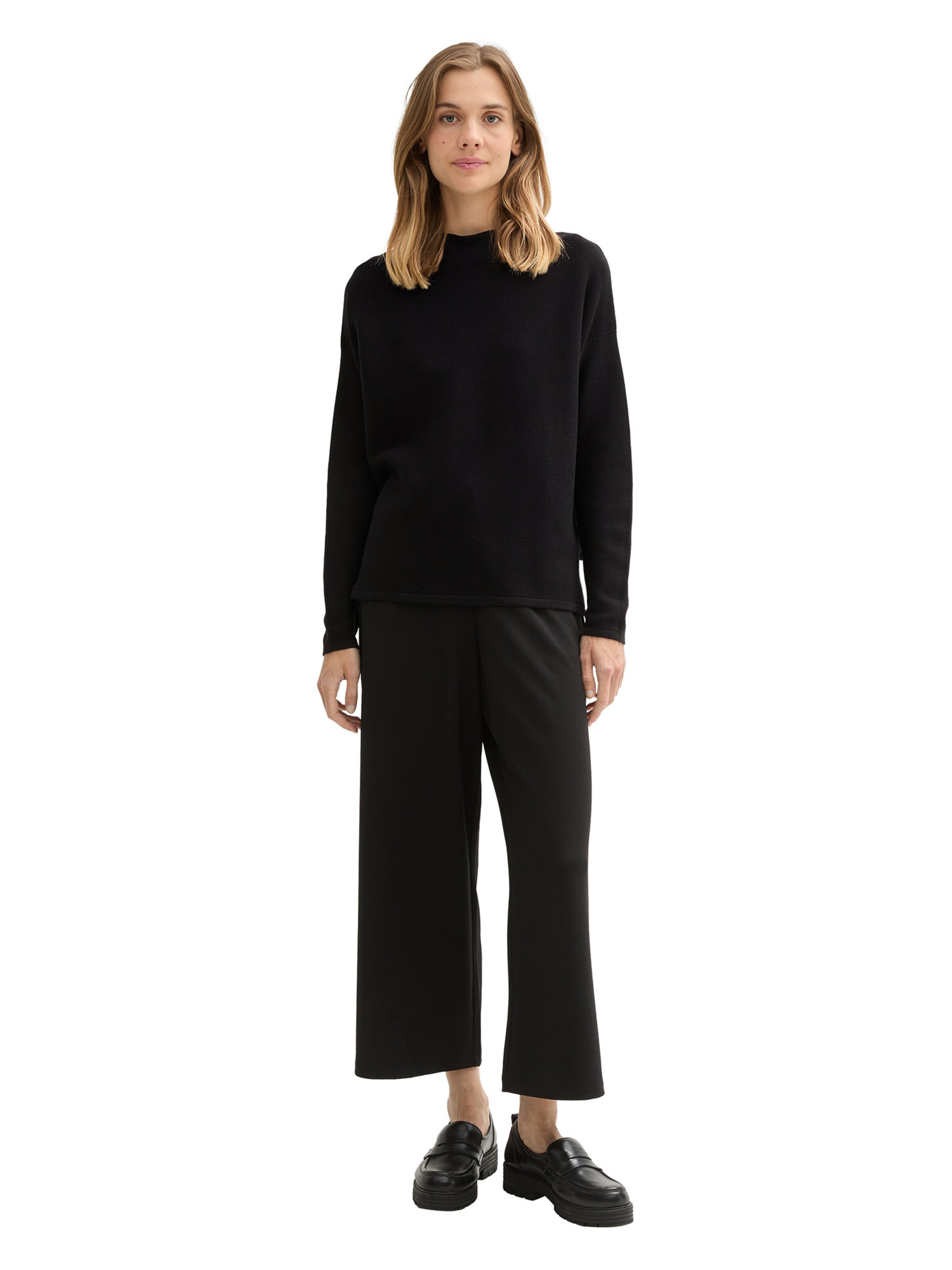 TOM TAILOR DENIM Trui in Zwart