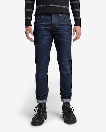 G-Star RAW Skinny Jeans in Blauw: voorkant