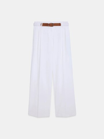 Dilvin Wide leg Pants 'Hose' in White: front