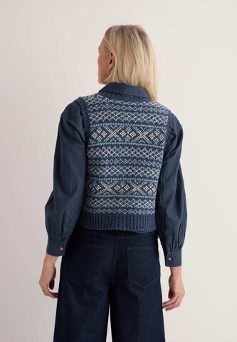 Seasalt Cornwall Vest 'Castwork' in Blue