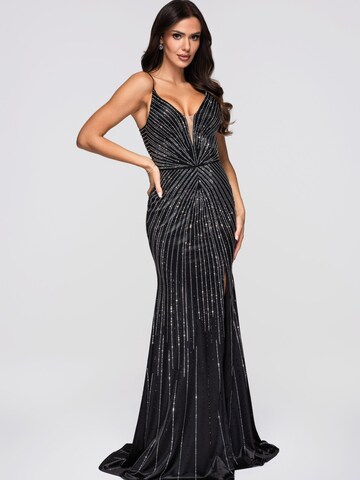 Robe de soirée Ombre en noir
