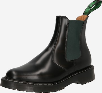 Solovair Chelsea Boots in Schwarz: predná strana