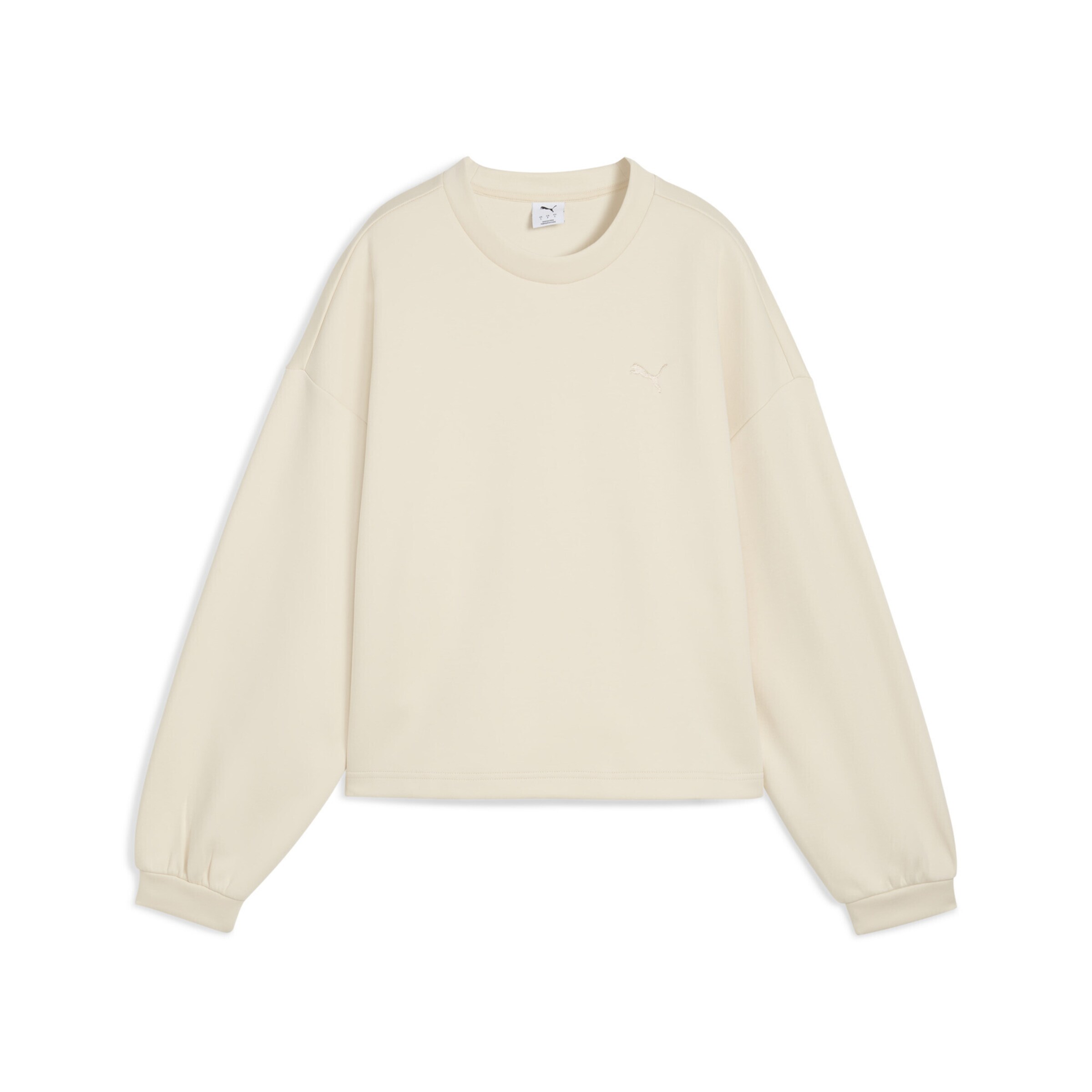 PUMA Sweatshirt 'Wardrobe Essentials' in creme, Produktansicht