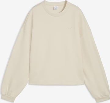 PUMA Sweatshirt 'Wardrobe Essentials' in Beige: Vorderseite
