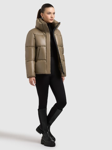khujo Winter Jacket 'Nala' in Grey