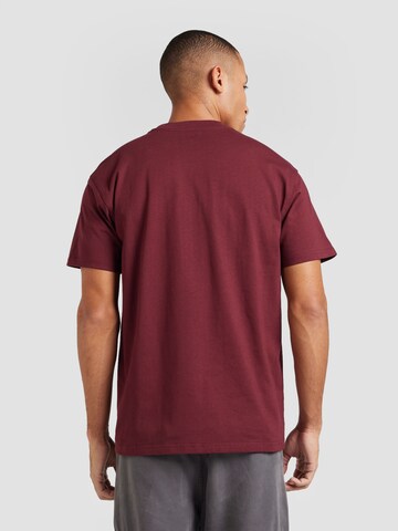 Carhartt WIP T-Shirt 'American Script' in Rot