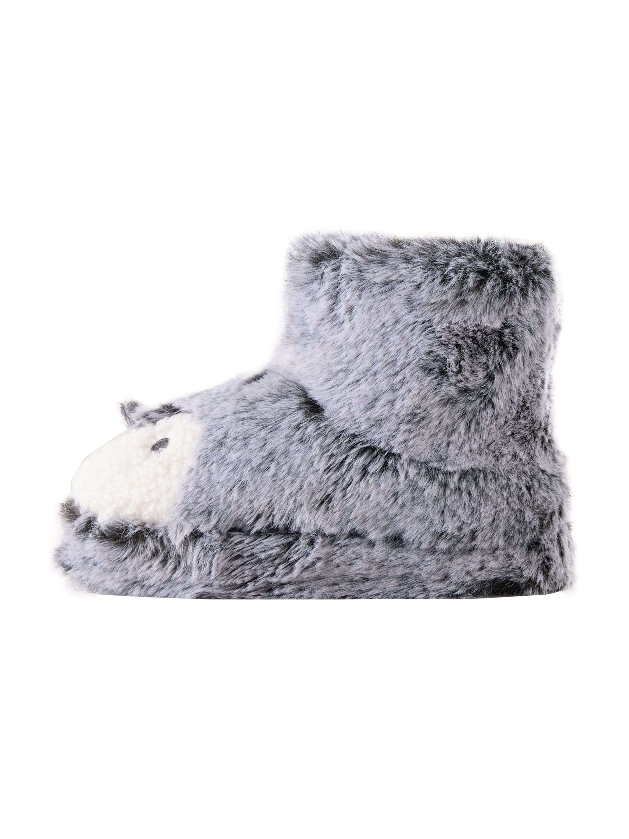 Pantoufle Next en gris : devant