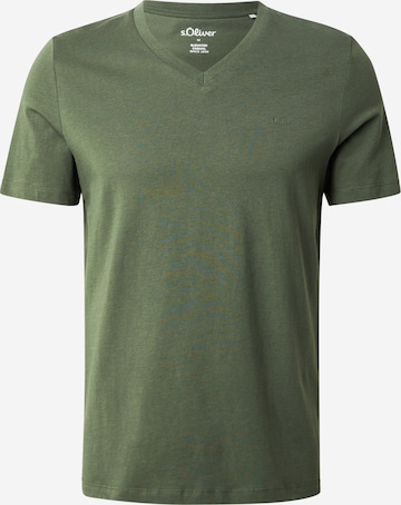 s.Oliver Тениска в зелено: отпред