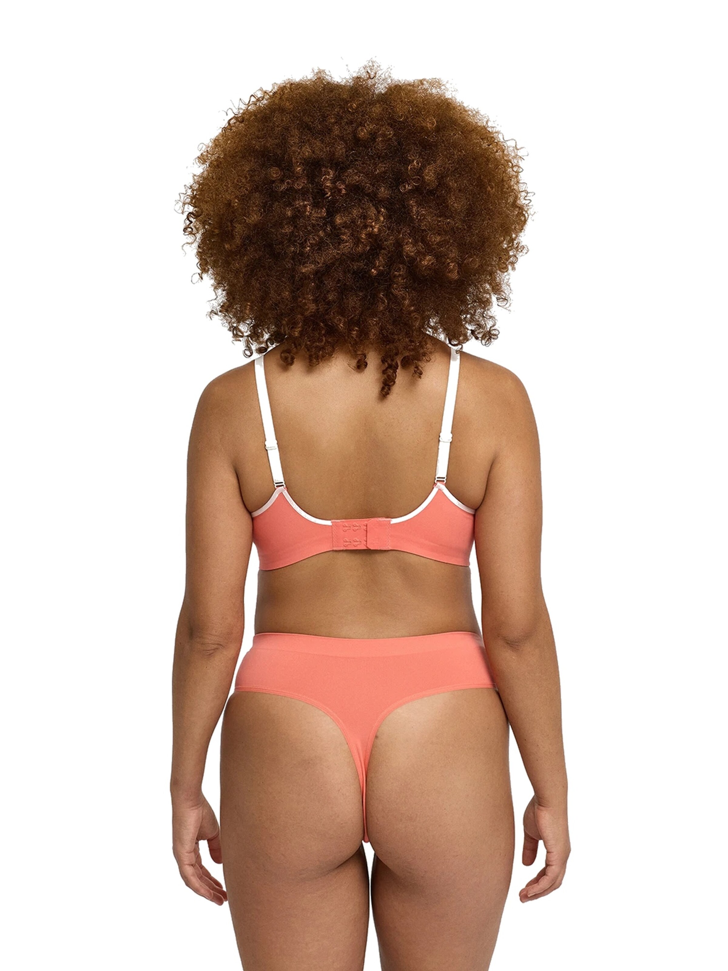 Push-up Soutien-gorge 'Lined Comfort Push-Up BH' cfab (formerly creamy fabrics) en orange