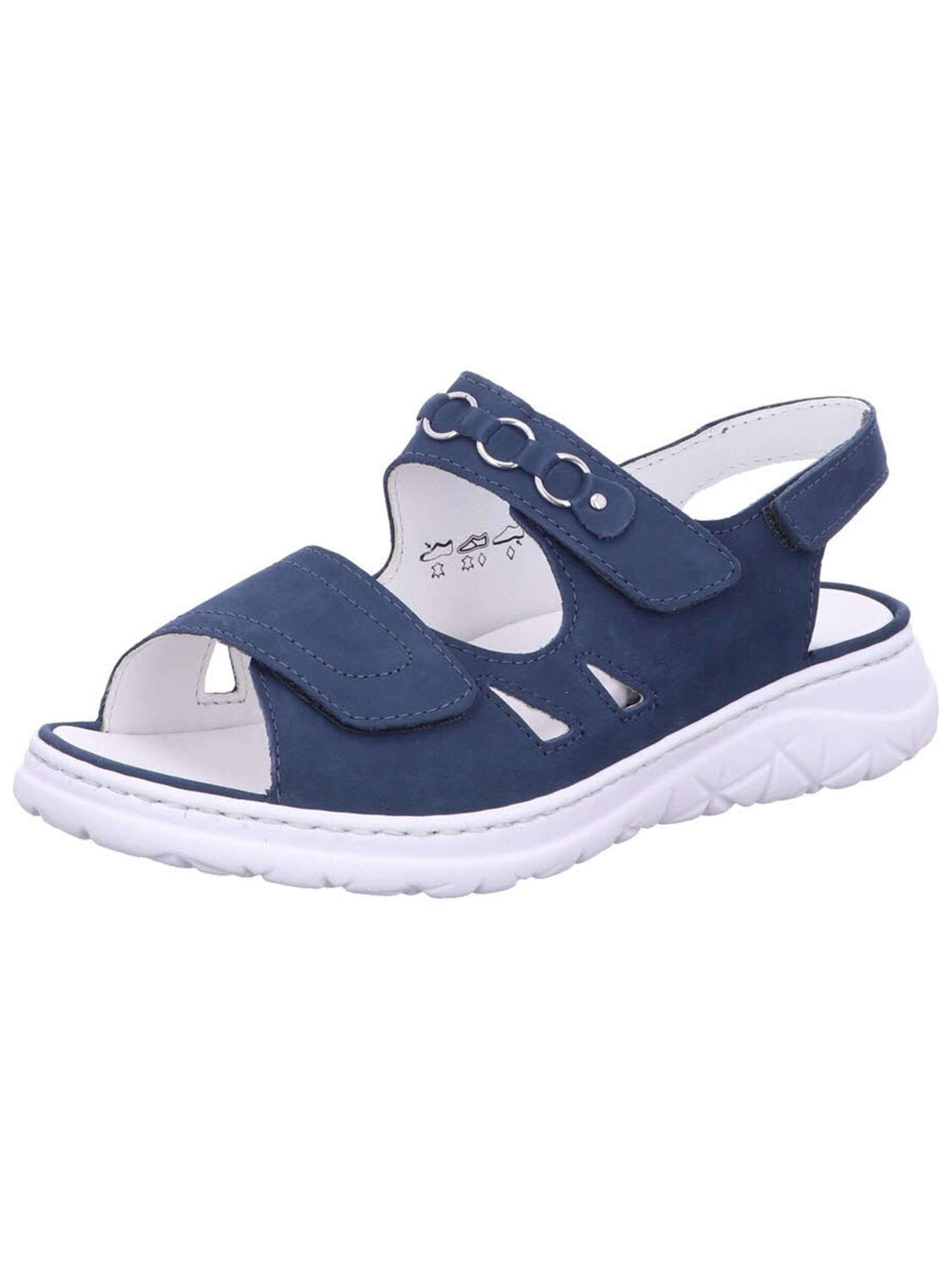 Sandalo di WALDLÄUFER in blu: frontale