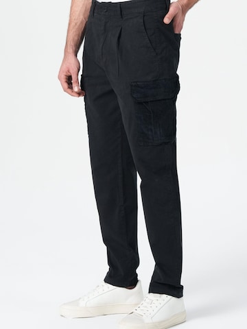 M.O.D MIRACLE OF DENIM - Tapered Pantalón cargo en negro