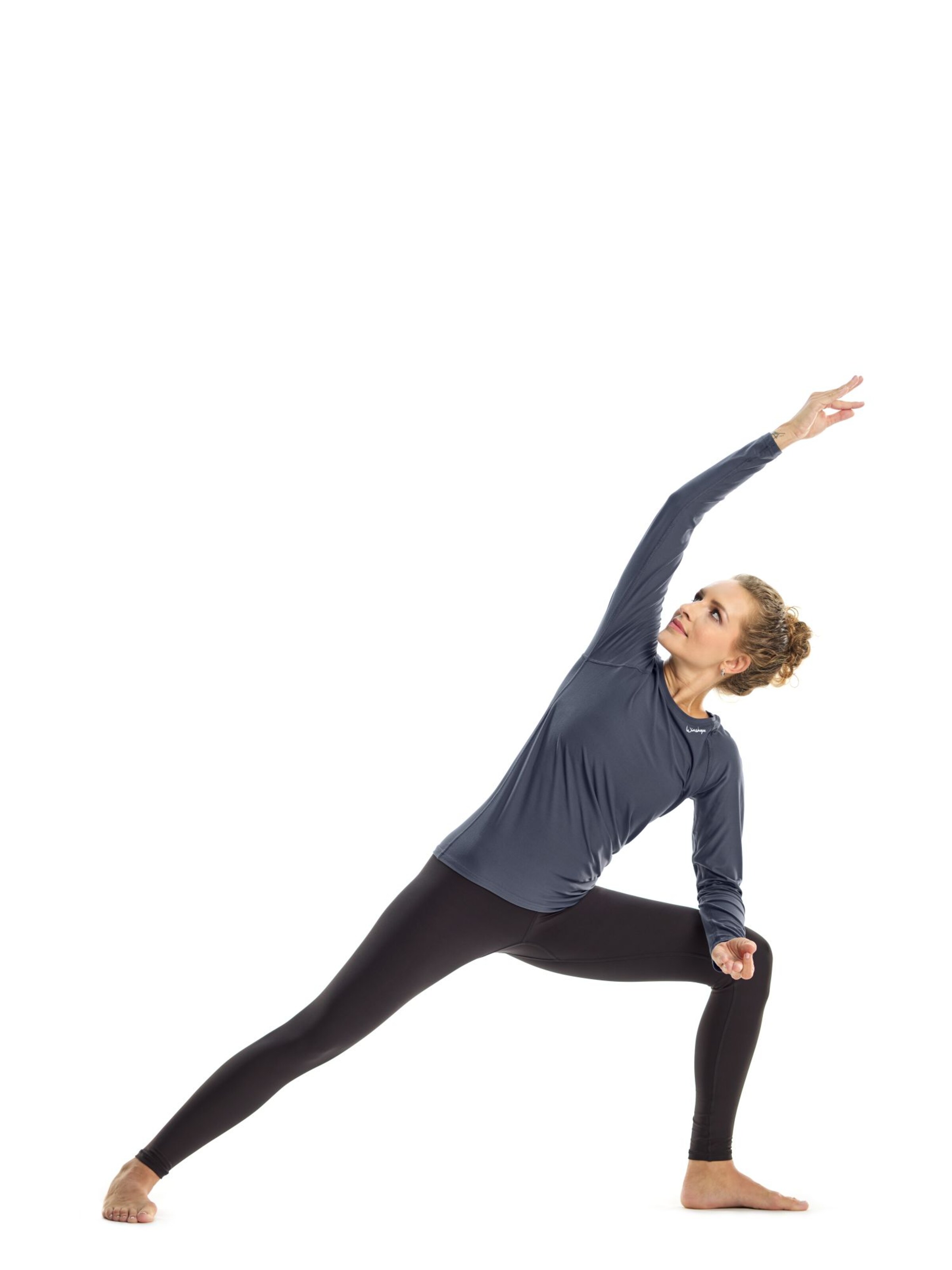 Winshape Λειτουργικό μπλουζάκι 'AET118LS' σε γκρι