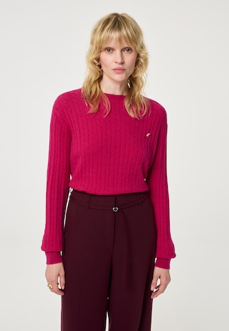 Pull-over Fabienne Chapot en rose : devant