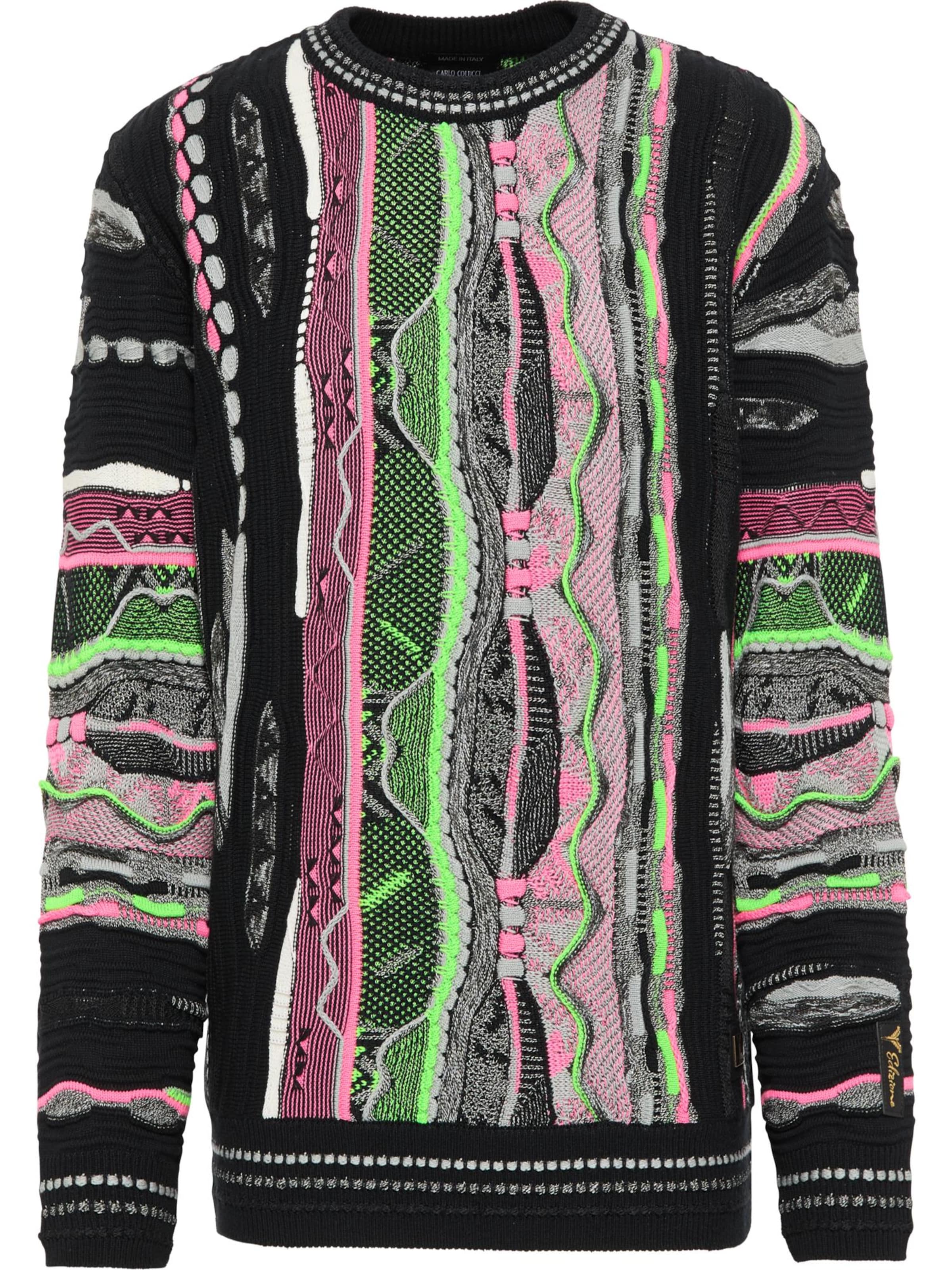 Carlo Colucci Pullover ' Comparato ' in Mischfarben: Vorderseite