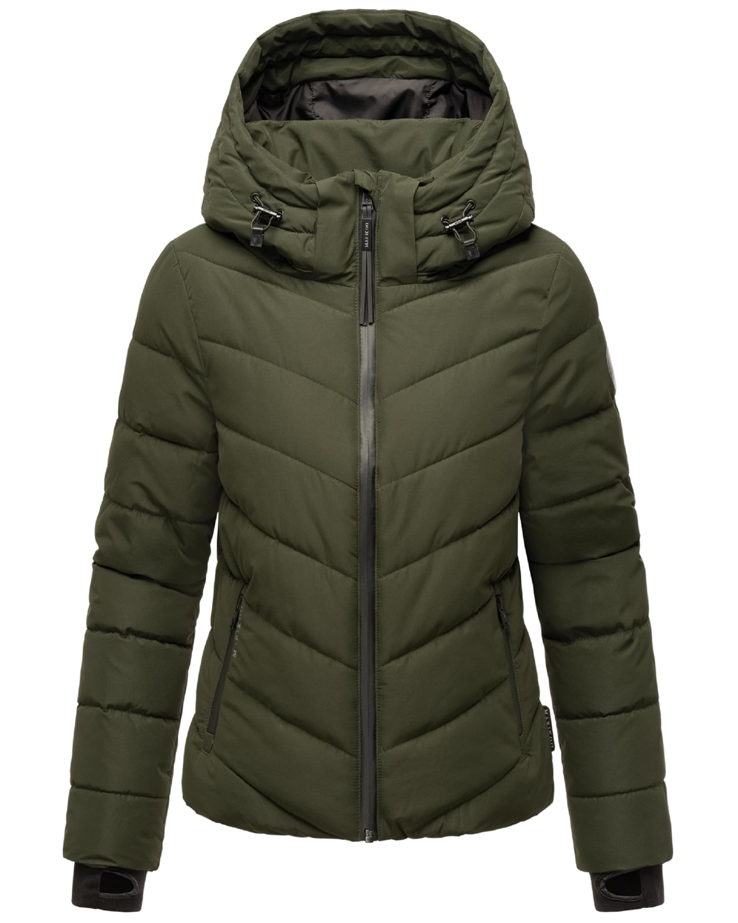 Veste d’hiver MARIKOO en vert : devant