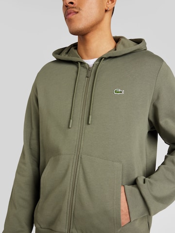 LACOSTE Sweatjacke in Grün