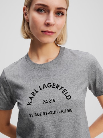 Karl Lagerfeld Shirt 'RUE ST-GUILLAUME' in Grau