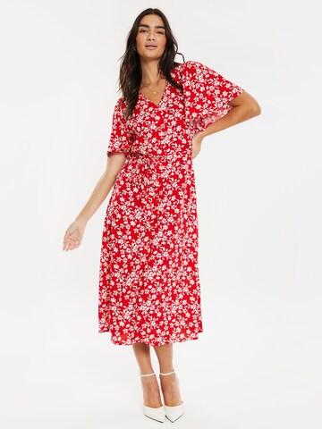 Robe-chemise 'Fruit' Threadbare en rouge : devant