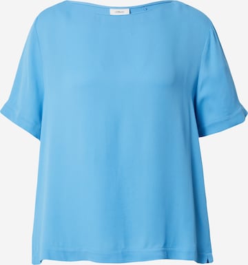 s.Oliver BLACK LABEL - Blusa em azul: frente