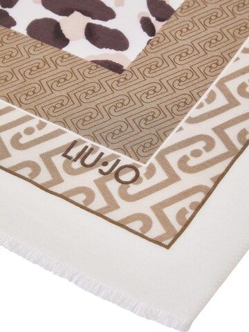 Sciarpa 'STOLA PORTALOGO ANIMAL 90X180 2A6041 T4286' di Liu Jo in beige