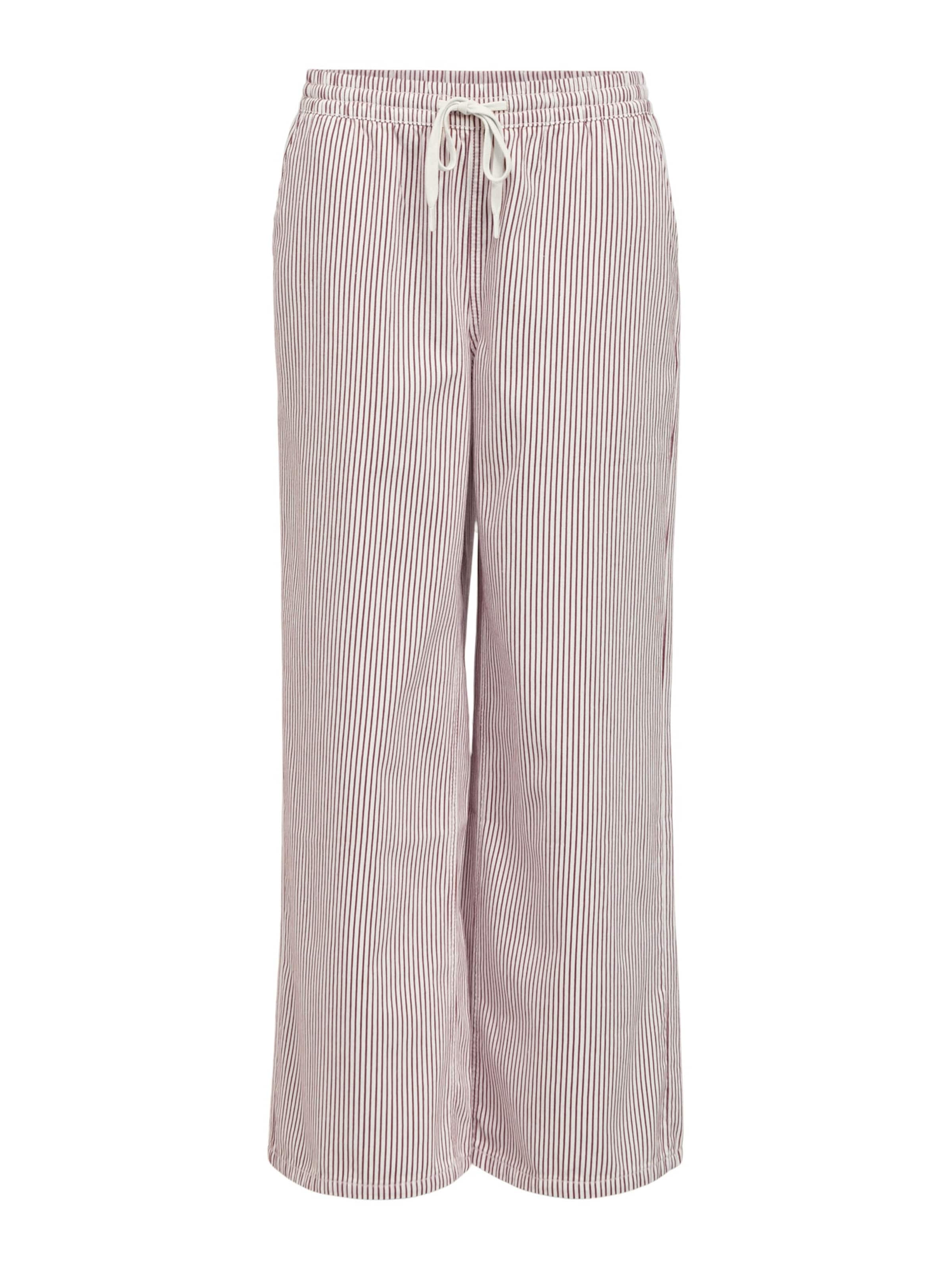 OBJECT Pantalon 'OBJEtsy' en rouille / blanc, Vue avec produit