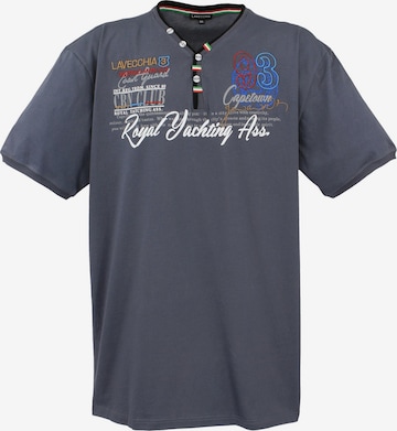 Lavecchia Shirt 'LV-608 Übergrößen' in Grau: Vorderseite