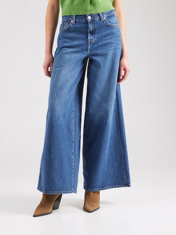 Wide Leg Jean 7 for all mankind en bleu : devant