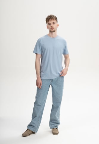 MELA - Camisa 'Sadhil' em azul