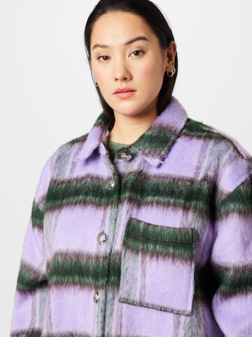 River Island Plus Prehodna jakna | vijolična barva