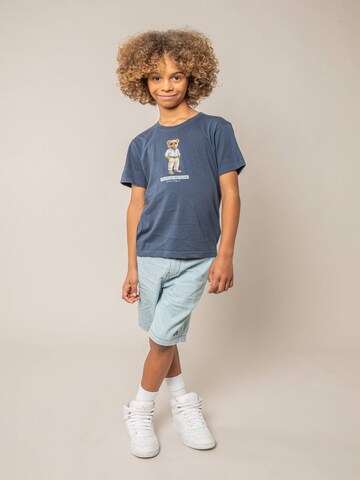 T-Shirt 'Richbear' Deeluxe en bleu