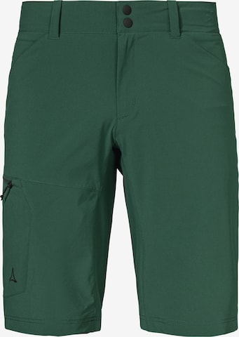 Regular Pantalon outdoor 'Danube' Schöffel en vert : devant