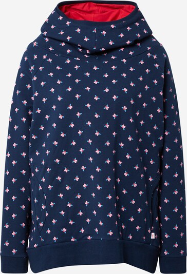 Blutsgeschwister Sweatshirt in navy / rauchblau / rosa / pitaya, Produktansicht