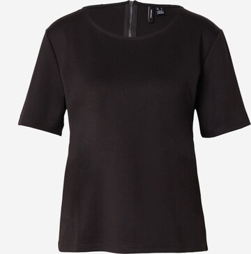 VERO MODA - Camisa 'ABBY' em preto: frente