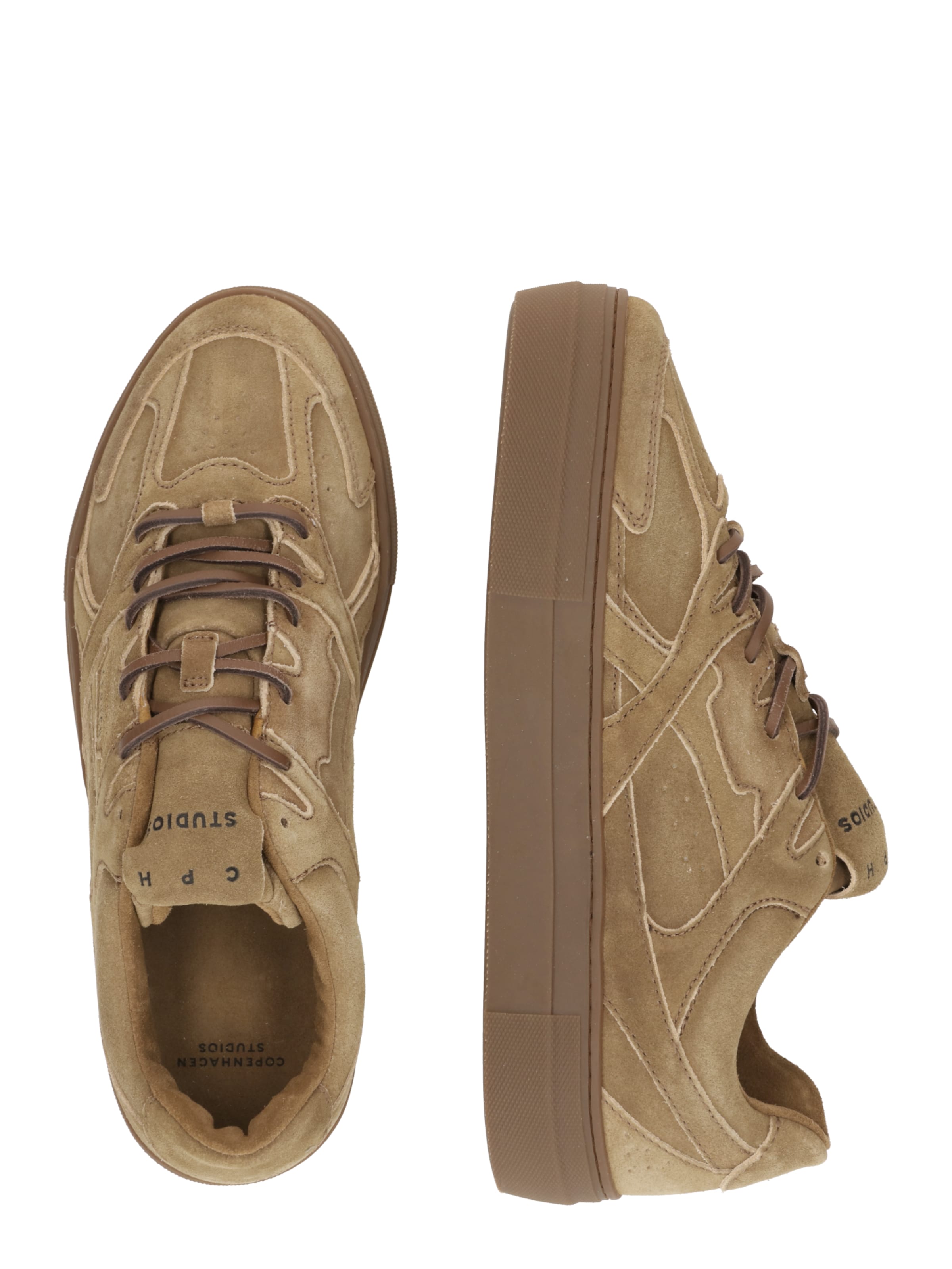 Copenhagen Studios Matalavartiset tennarit '65M' värissä ruskea