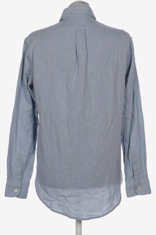 Trussardi Button Up Shirt in M in Blue
