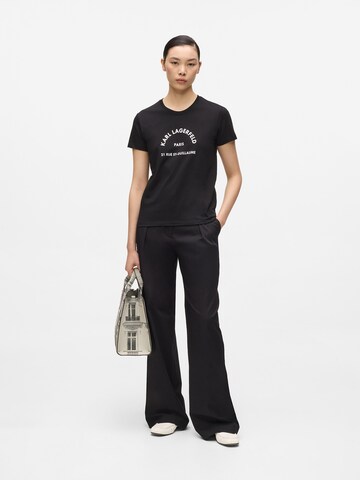 Karl Lagerfeld - Camiseta 'Rue St-Guillaume' en negro