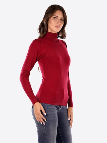 Pullover 'Maglia' di Yes Zee in rosso