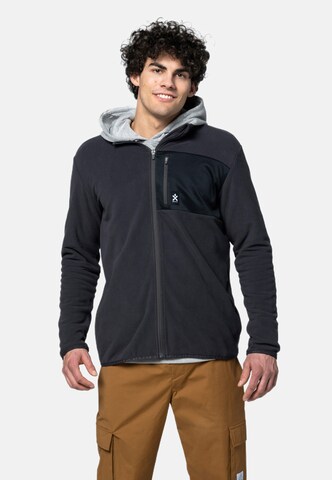 BULA Athletic Fleece Jacket in Grey: front