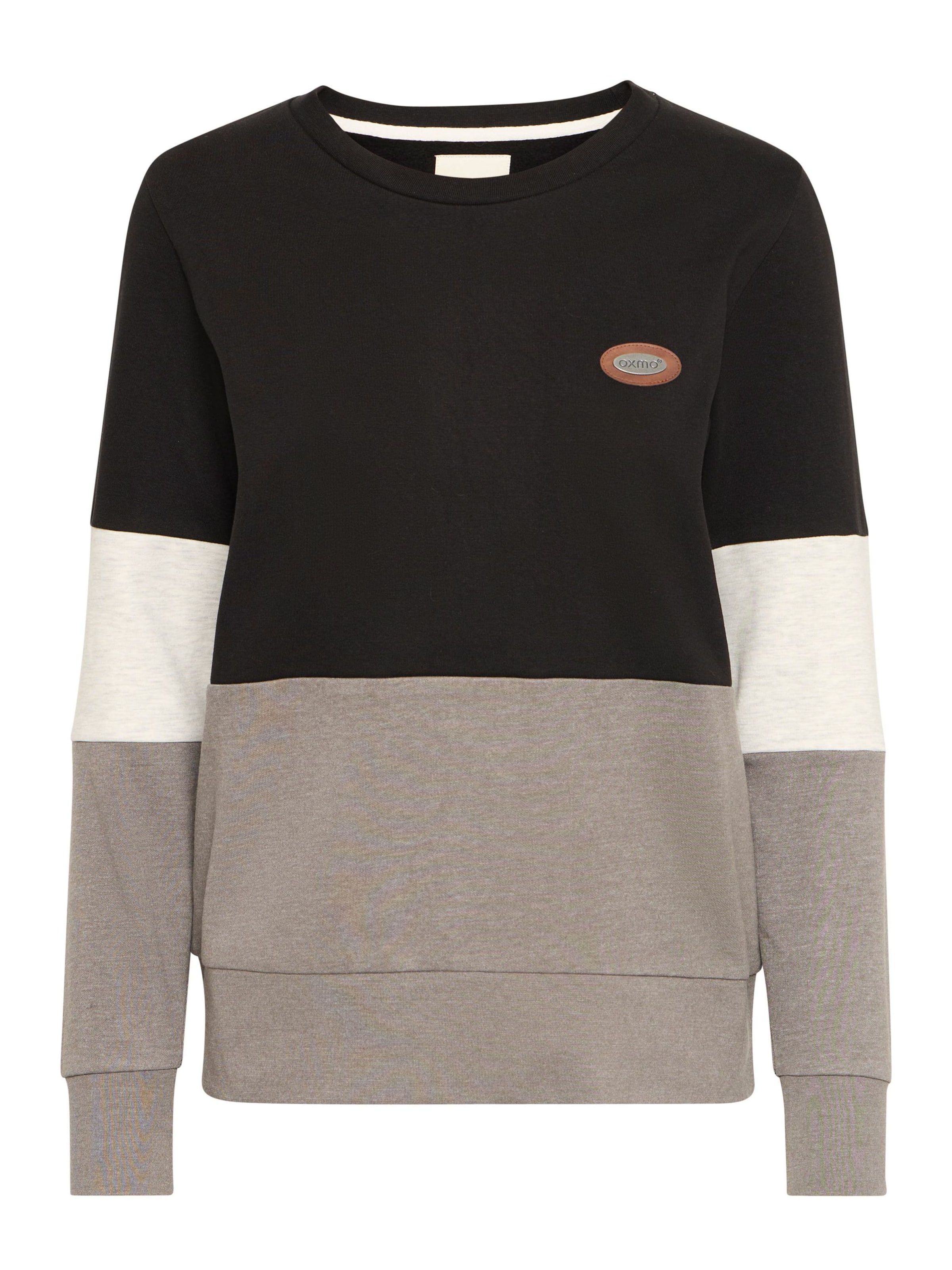 Sweat-shirt 'Trine' Oxmo en noir : devant