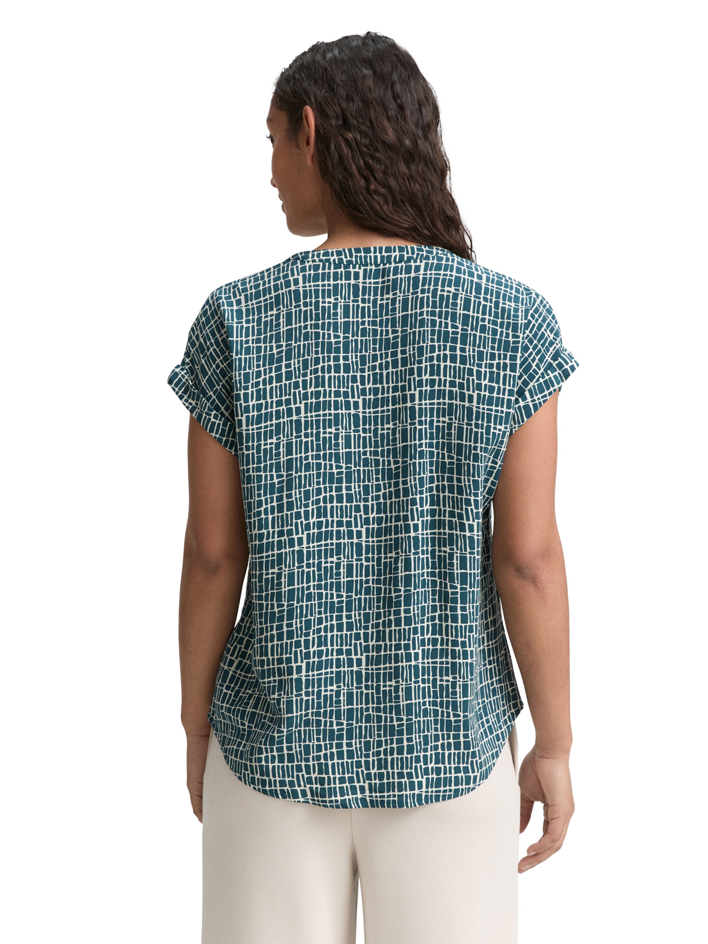 TOM TAILOR Pluus, värv roheline