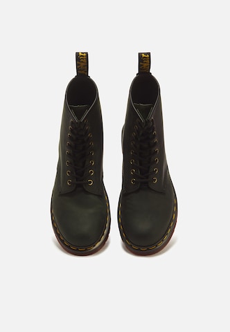 Dr. Martens Gležnarji z vezalkami | zelena barva