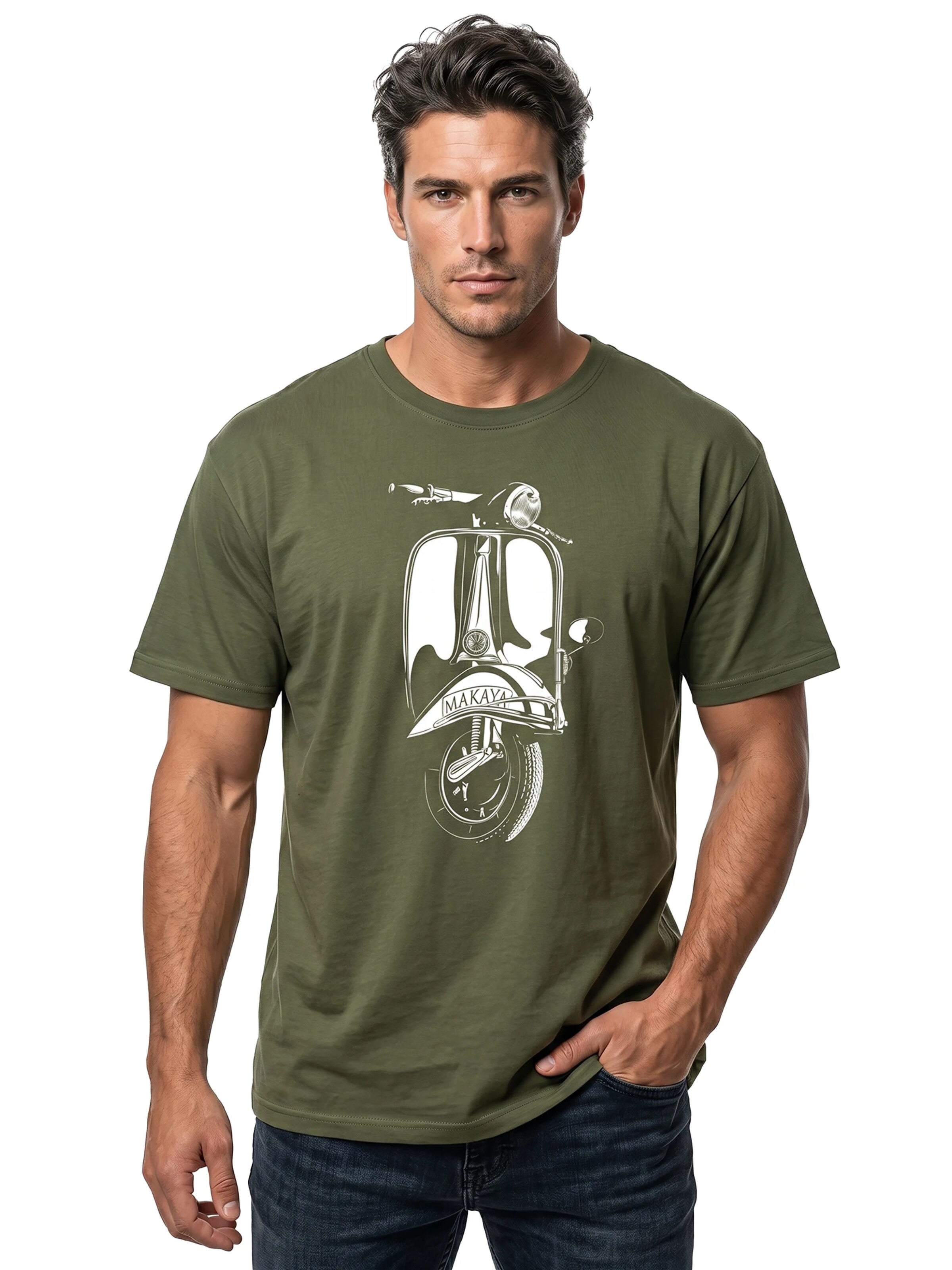 MAKAYA Shirt 'Makaya Roller' in Green: front