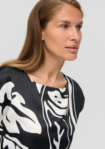 s.Oliver BLACK LABEL Shirt in Black