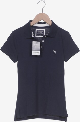 Abercrombie & Fitch Poloshirt XS in Blau: predná strana