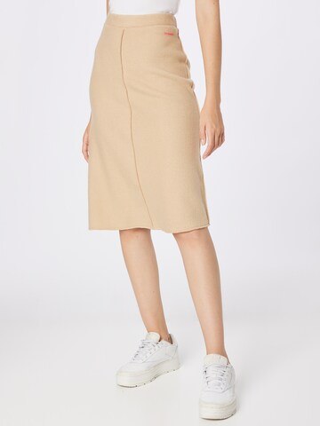 Liv Bergen - Falda en beige: frente