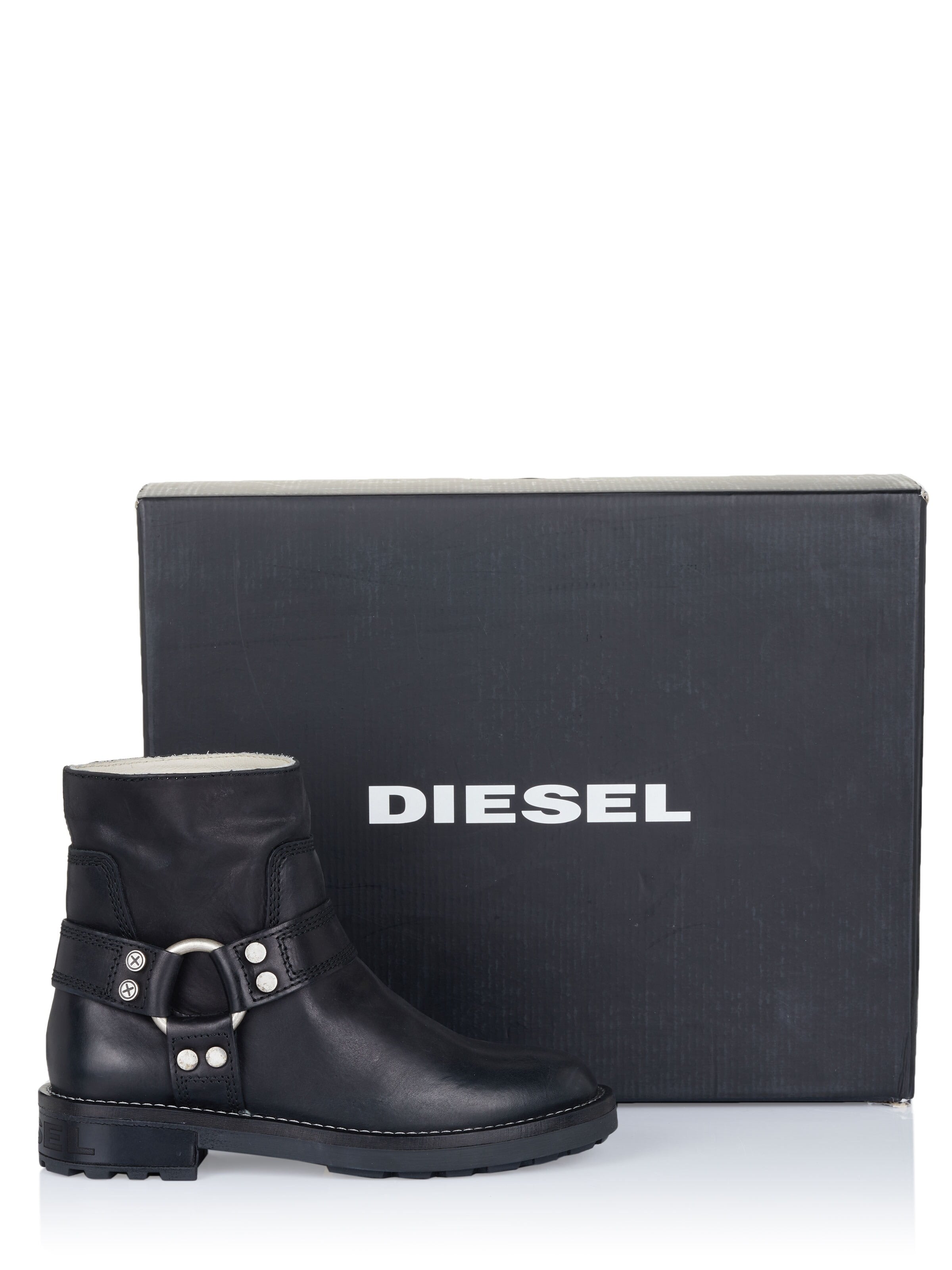 DIESEL Gležnarji 'Diesel Stiefel' | črna barva