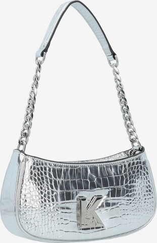 Karl Lagerfeld Schultertasche 'Kameo' in Silber